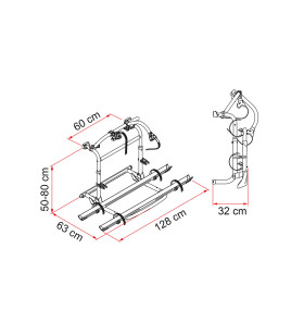 Carry-Bike PRO M N NERO senza staffe FIAMMA 02094-11V