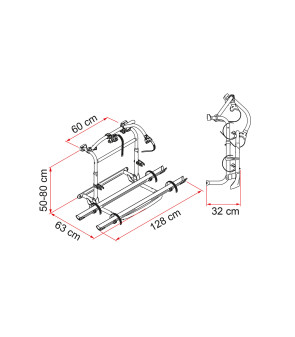Carry-Bike PRO MN BLACK without FIAMMA brackets