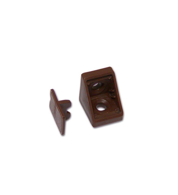 Furniture fasteners ang. brown 2 fc / lid