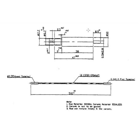 Accenditore Piezo con candeletta 15 kV