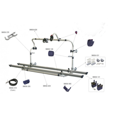 Kit aggancio inferiore SE FIAMMA/LAPA FIAMMA 98656031