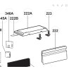 Bisagra puerta congelador RM8XXX - RMS8XXX - RGE2100 - 241212501