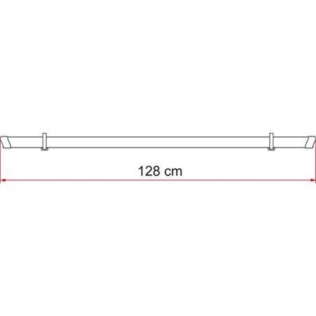 Rail Strip 128 - Red