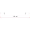 Rail Strip 128 - Red - 98656095