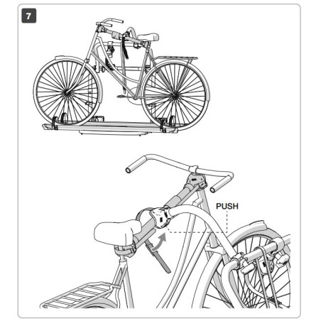 Adaptador de cuadro de bicicleta de 50 a 60 cm
