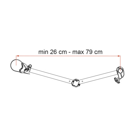 Fahrrad-Block Pro S D3 - 26/79 cm - 07215F01A
