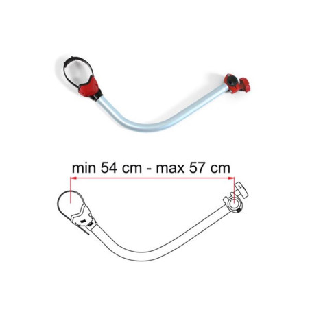Bike-Block Pro 4 - Red from 54 to 57 cm FIAMMA 04133C01-