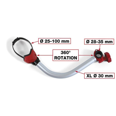 Bike-Block Pro 3 - Rojo de 38,5 a 42 cm