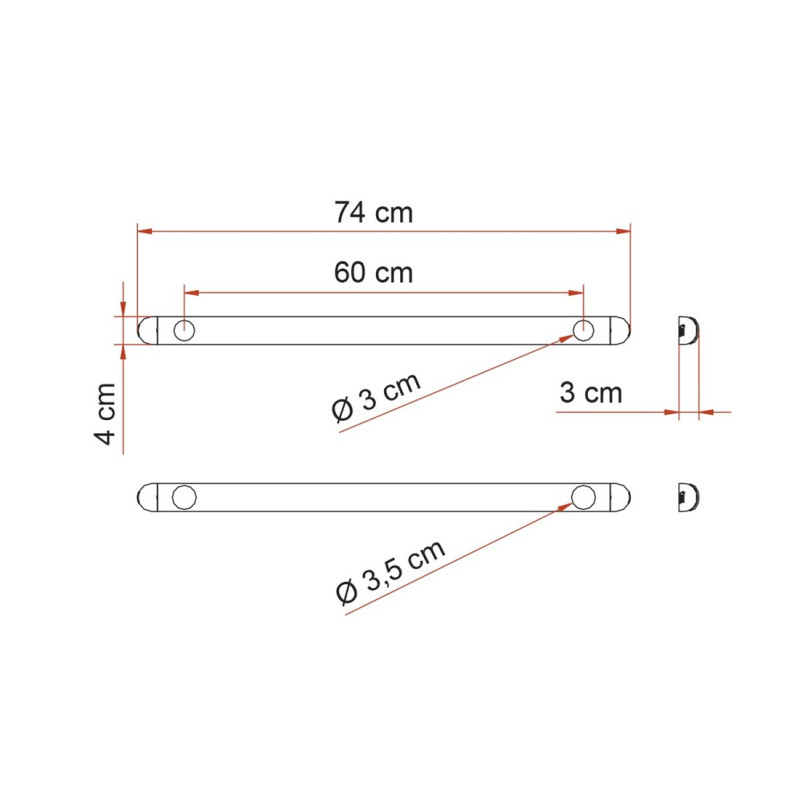 Stützstangen-Kit FIAMMA 98656D682