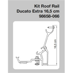 Dachreling-Kit D Super lang FIAMMA