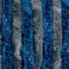 Gray / blue chenille curtain 56x200