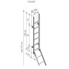 THULE Mod 2 Folding Outdoor Ladder - 11 steps