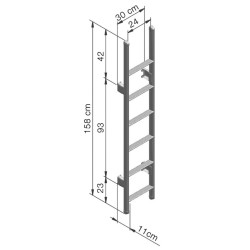 Außenleiter THULE Mod1 6 Stufen - 307496