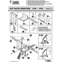 Fiamma Auto Vérandas Kit de montage