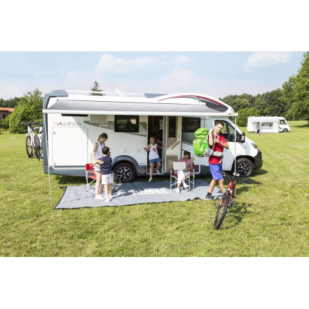 Veranda wall FIAMMA F45S Polar White fabric Royal Gray