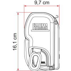 Vérandas murales de 4,5 à 5,5 mètres F45L FIAMMAPolar White