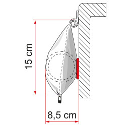 CARAVANSTORE 190 CM.AZUL REAL