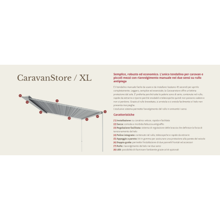 CARAVANSTORE XL 440 KÖNIGSGRAU