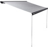 Toldo de techo Thule Omnistor 6300 antracita de 3,5 metros con toldo gris místico