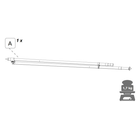 Caravanstore Support LEG FIAMMA