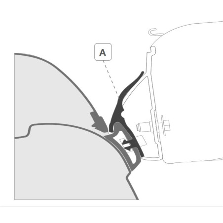 Kit Rain Guard CALIFORNIA FIAMMA - 98655-663