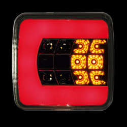 FEU ARRIERE AVEC 25 LED 4 FONCTIONS DROIT