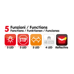 14 LED 5 FUNCTIONS TAILLIGHT