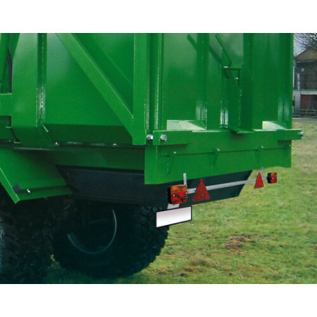 Barra estensibile in metallo per segnaletica posteriore, 12V - 100 a160 cm