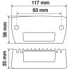 6 led auxiliary light - 9 / 32V