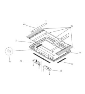 VOLLSTÄNDIGE ABDECKUNG MIDI HEKI KURBEL WEISS CR 4460000369