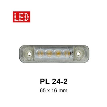 JOKON PL24-2/12 feux de gabarit avant LED blancs
