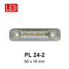 JOKON PL24-2/12 feux de gabarit avant LED blancs