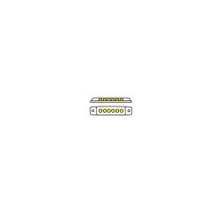 FEU D'ENCOMBREMENT BLANC PLAT 6LED 12/24V F-17"