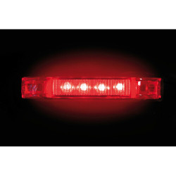 INGOMBROR LIGHT 20 "12 / 24V LUMIÈRE ROUGE 4 LED"