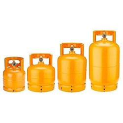 Leere 3-kg-LPG-Flasche W20x1-14" SX italienischer Anschluss