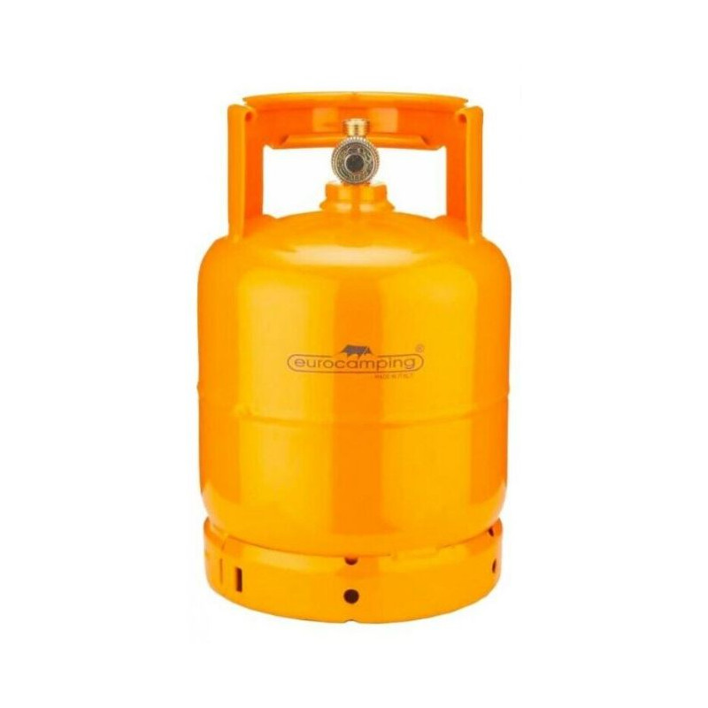 Empty 3 kg LPG cylinder W20x1-14" SX Italian connection