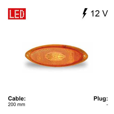 JOKON SMLR 2010 LED lat clearance indicator white base