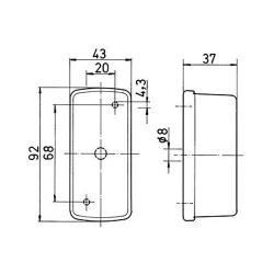 Marker JOKON SPL 07 / 12W - doppelseitig