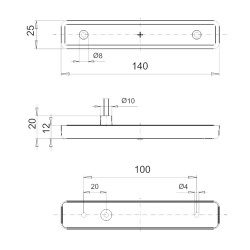 Luz de balizamiento LED naranja JOKON