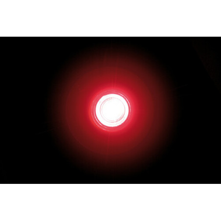 RECESSED LIGHT - 1LED - 9/32V - RED diameter 30 mm