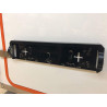 IP67 license plate holder with 12 / 24V led light, 2-way connector