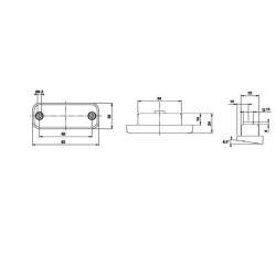 JOKON K 580 LED-Kennzeicheneinbauleuchte