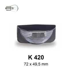 K420 JOKON recessed license plate light