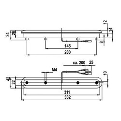 JOKON ZHBL 05/06 Drittes LED-Bremslicht mit Schraubbefestigung 15.0005.002