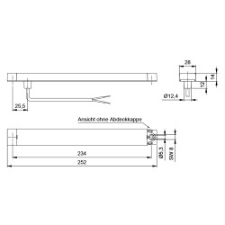 L250 12 LED headlight - reflex reflector