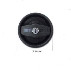 Black FAP lock kit for door w / cyl and keys