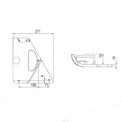 JOKON L2000 componente catarifrangente x 1105 e 1106