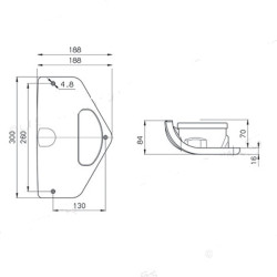 JOKON L2000 - Modulo componibile triangolare DX