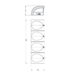 JOKON L810 - Modulo componibile retronebbia