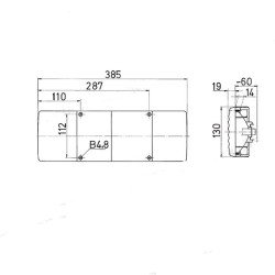 3 functions module SX / DX 385x130x60